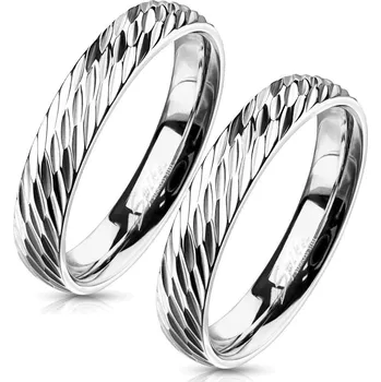 Prsten OPR1832 Ocelové snubní prsteny - pár
