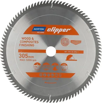 Pilový kotouč Norton Clipper Pilový kotouč WOOD FINISHING 305x30 3,2/2,2 96T ATB