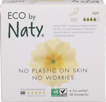 Hygienické vložky Eco by Naty Super 13 ks