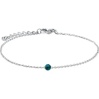 Náhrdelník NUBIS® Ocelový náramek s opálem - kulička 5 mm - NBP74-OP19