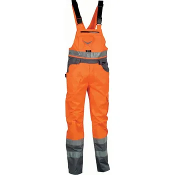 montérky Reflexní pracovní kalhoty COFRA BRIGHT Barva: Reflexní oranžová, Velikost: 58