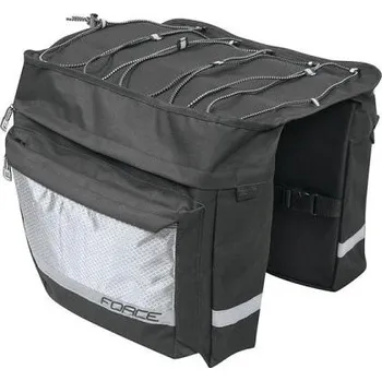 brašna na kolo Force dvojbrašna NOEM (černá)