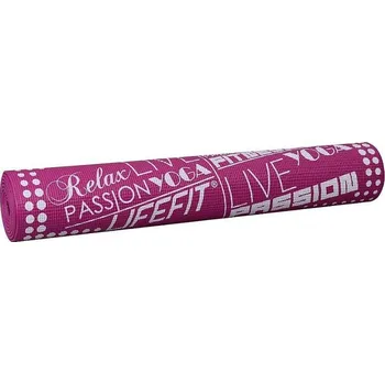 podložka na cvičení Lifefit® Gymnastická podložka LIFEFIT® SLIMFIT, 173x58x0,4cm, bordó