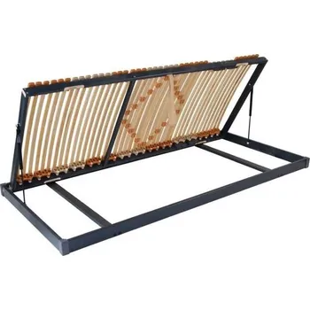 Postelový rošt Ahorn TRIOFLEX kombi P LEVÝ - přizpůsobivý postelový rošt s bočním výklopem 100 x 220 cm, březové lamely + březové nosníky