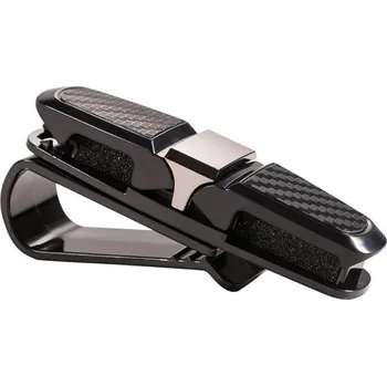 Pouzdro na brýle 4 CAR Držák brýlí na sluneční clonu carbon