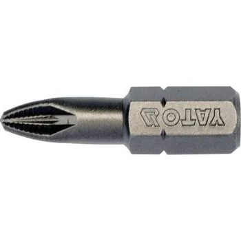 Bit Bity 1/4" křížové PZ2 Yato 10ks