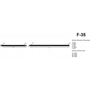 Lišta karosérie Lišty dveří Kia Rio 2011