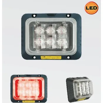 Maják Světlo výstražné LED 143 x 110 mm červené