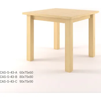 Jídelní stůl Stylový jídelní stůl čtverec CASTELLO S43 - Borovice