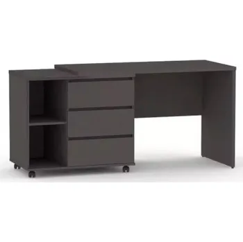 Psací stůl Psací stůl s otočným kont. REA Roy-graphite - levá