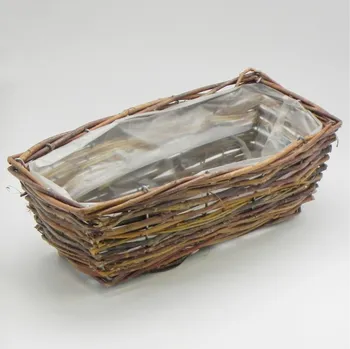 Květináč Truhlík proutí hnědá 30cm (DD0955/S)