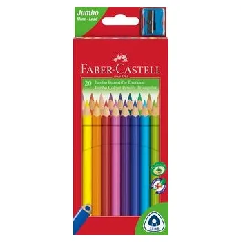 Pastelka Faber-Castell Sada 20 školních pastelek Jumbo trojhranných