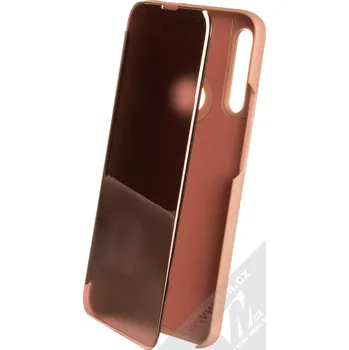Pouzdro na mobilní telefon 1Mcz Clear View flipové pouzdro pro Huawei P Smart Z, Honor 9X růžová (pink)