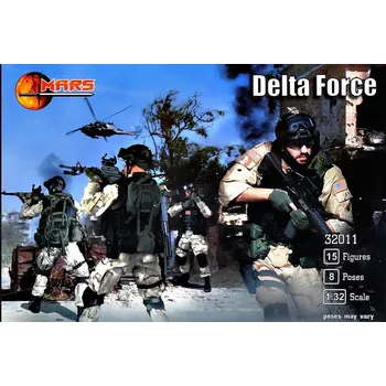 Plastikový model Mars Figures 1/32 Delta Force