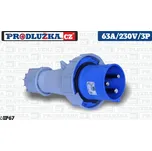 Vidlice PCE 230V/63A/3p/IP67
