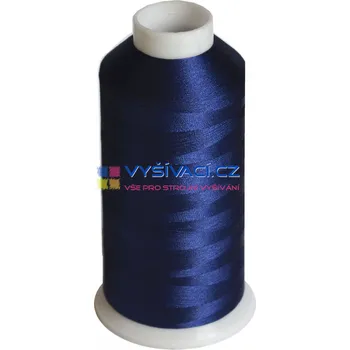Nit vyšívací nit polyester barva modrá P3109 návin 5000m NK- balení: 1 kón návin 5000m 108,92 Kč s DPH za kón při nákupu balení 12 kusů
