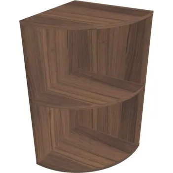 Kancelářský vozík HOBIS skříň vnější roh pravý - DR 2 P, ořech + doprava zdarma