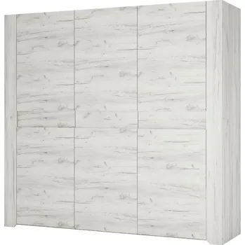 Šatní skříň Sconto ANGEL 22 180 cm dub craft bílý