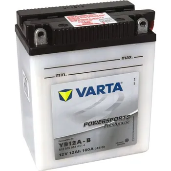 Auto-moto baterie Motobaterie VARTA B12A-B, 12Ah, 12V