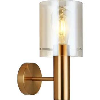 Nástěnné svítidlo Italux WL-5581-1A-BRO+AMB Sardo | 40W E27 + K nákupu nad 3000 Kč dárek zdarma