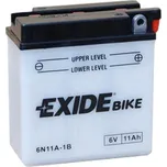 Motobaterie EXIDE BIKE Conventional 11Ah, 6V, 6N11A-1B