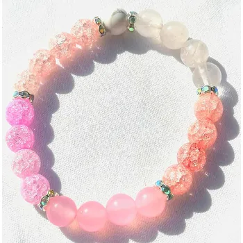 Šperk Náramek z pukaného křišťálu