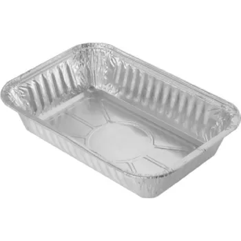 Jednorázové nádobí Menu mísa nedělená ALU (850ml) 21,2 x 14.7 x 4,8cm [100 ks]