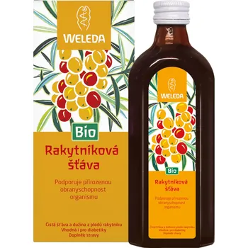 Recenze Weleda Rakytníková šťáva bez cukru 250 ml Bio