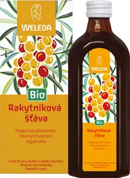 Weleda Rakytníková šťáva bez cukru 250 ml Bio