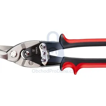 Nůžky na plech Nůžky na plech, převodové, Topex žluté (přímé), balení 1 ks