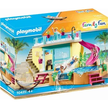 Stavebnice Playmobil Playmobil Family Fun 70435 Bungalov s bazénem