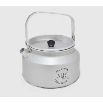 Kempingové nádobí ALB konvička čajník hliníkový 1l