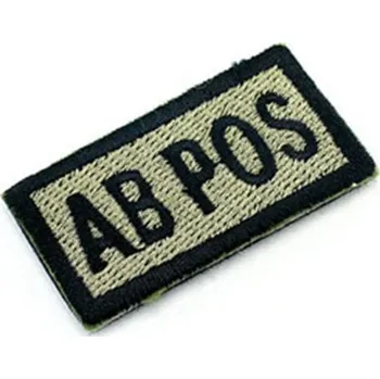 Příslušenství pro sportovní střelbu ACTION nášivka AB+ velcro OLIV