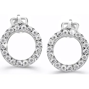 Náušnice Cutie Jewellery Náušnice z bílého zlata se zirkony Z60240W