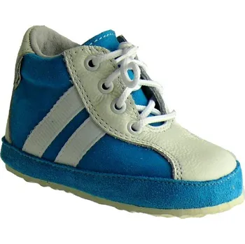 Chlapecké polobotky Pegres 1093 capáčky pro vyšší nárt, Velikost 22 tyrkysová