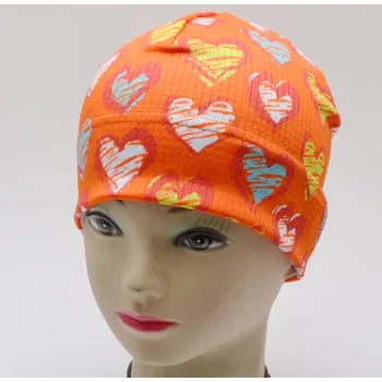 Čepice Čepice RDX F829P funkční s počesem Srdce Barva: oranžová, Velikost: 5 (5-7 let)