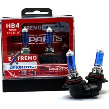 Povinná bezpečnostní výbava HB4 Halogenové žárovky (modrá) E4 EXTREMO
