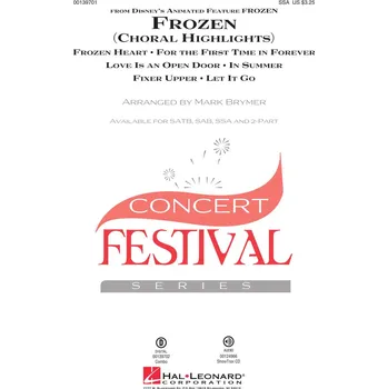 FROZEN (Choral Highlights) / SSA* a klavír/akordy