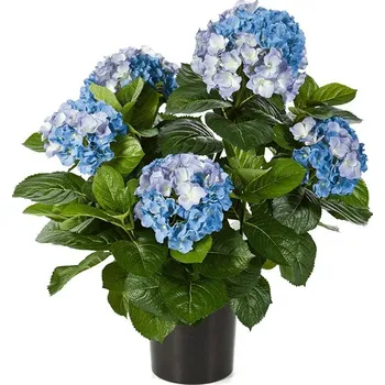 umělá květina Umělá Hortenzie Blue 53cm - Do interiéru