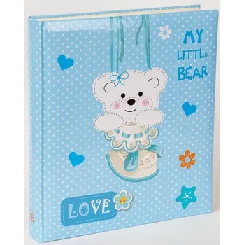 Fotoalbum Gedeon Fotoalbum na fotorůžky DBCL-30 Teddy bear modrý - 2 POSLEDNÍ KUSY -