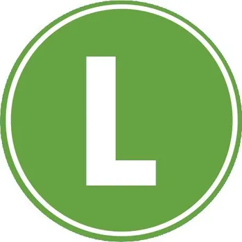ZNAČKA "L" - SAMOLEPÍCÍ ø 220 mm