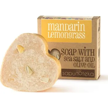 Mýdlo Sapunoteka Soap Sea Salt Mandarin & Lemongrass 125g - Mandarinka a citronová tráva