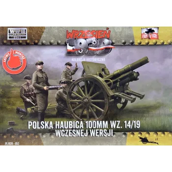 Plastikový model First To Fight 1/72 Polish Howitzer 100 mm wz.14/19 Early
