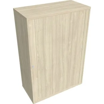 Kancelářský vozík HOBIS kancelářská policová skříň - SZ 3 80 07 P, zámek Huwill, roleta pravá, akát + doprava zdarma