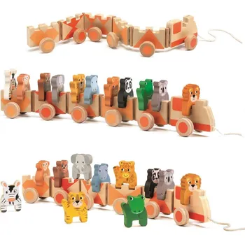 Vláček a vláčkodráha Djeco Velký vláček Jungle