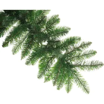 Vánoční dekorace Seizis Girlanda 35 cm x 2,7 m zelená