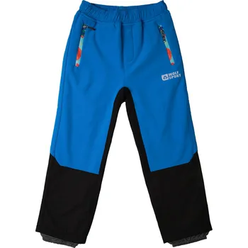 Chlapecké kalhoty Chlapecké zateplené softshellové kalhoty modré WOLF B2096 Velikost: 86