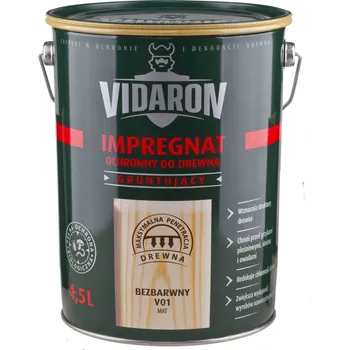 Olej na dřevo Sniezka VIDARON Impregnat V01 základní nátěr na dřevo (4,5L)