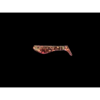 Umělá nástraha Relax Gumová nástraha Kopyto 3 cm 3 ks Clear Purple Glitters