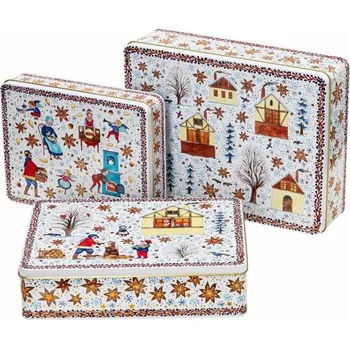 Rosenthal RS Christmas 20 dóza na sušenky 3 ks Dóza na potraviny Rosenthal RS Christmas 20 dóza na sušenky 3 ks